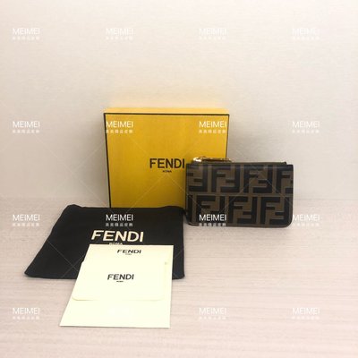 30年老店 預購 FENDI KEY RING POUCH 鑰匙包 零錢包 咖色 8AP161