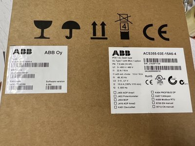 ABB變頻器~免運~ACS355-03E-15A6-4