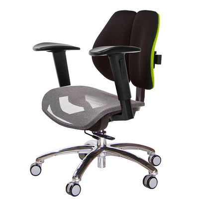 GXG 低雙背網座 工學椅(鋁腳/2D升降扶手) TW-2805 LU2