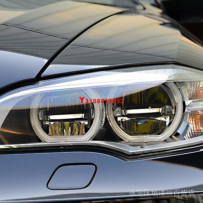 【現貨速發】適用於08-14款E71寶馬X6改裝升級新款全LED天使眼大燈總成日行燈