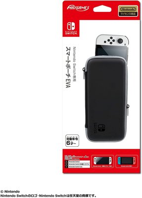 Nintendo Switch 原廠授權 MAXGAMES OLED款 雙對應 EVA主機包 黑X灰色【歡樂屋】