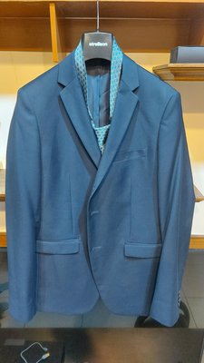 Sisley 休閒深藍西裝外套50號