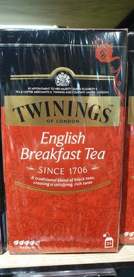 3/7前 一次買2盒 單盒277 Twinings 唐寧 英倫早餐茶(2g*25包)最新到期日2026/5/23頁面是單盒價