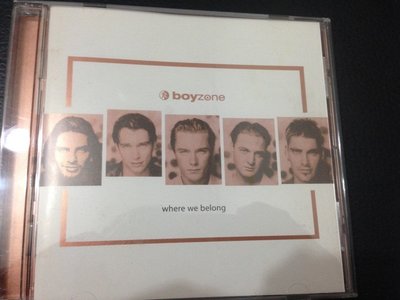 『貨暢其流 二手CD』Boyzone-Boy zone--當我們同在一起專輯-WHERE WE BELONG