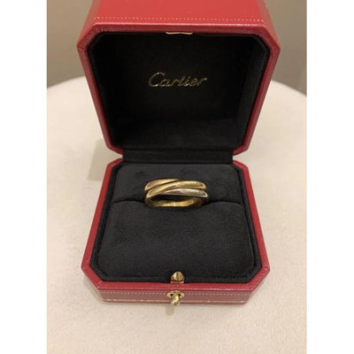 ❤️小艾精品 Cartier 卡地亞 Trinity 小號款 三環戒 B4086100 銀/金/玫瑰金 寬2.8mm