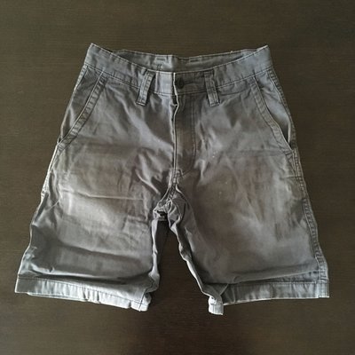 U$A 二手 Uniqlo 早期日本版 短褲 洗舊海軍藍 基本五分褲 XS 小尺寸