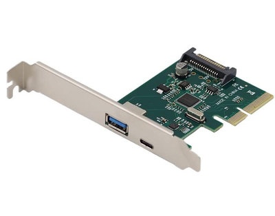 PCIE 轉 Type-C 3.1+USB3.0 擴充卡 轉接卡