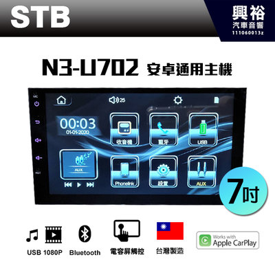 【STB】N3-U702 7吋通用型 觸控螢幕主機＊台灣製造 公司貨