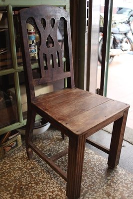 古道具 老椅 台灣檜木 皮殼美