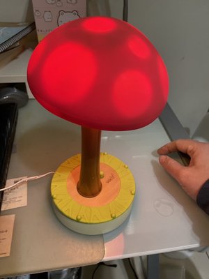 瑪莉歐 蘑菇樹 夜燈 兼 usb充電座 日本正版 造型USB  充電擴充