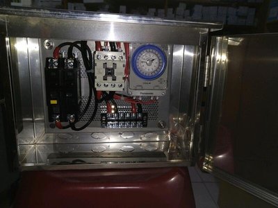 [捷順機電] 電熱水器 / 店面招牌 / 抽水馬達 控制定時器 定時器組 機電控制盒 自組箱 110V / 220V