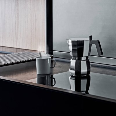 意大利Alessi鋁制Moka意式濃縮特濃咖啡家用1杯3杯6杯摩卡壺