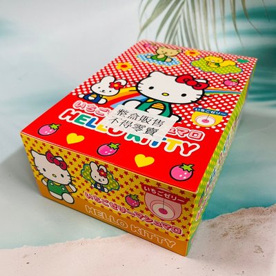 日本 EIWA 伊華 kitty草莓棉花糖條 240g/盒 20條裝