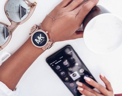 現貨正品 美國代購 Michael Kors Smartwatch智能時尚錶 美鑽款 瑰瑰金 智能錶 ＭKT5022