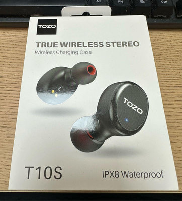 TOZO T10S 真無線藍牙耳機 9.5 成新