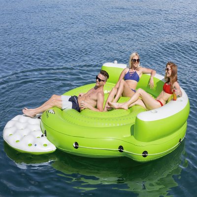 水上漂浮玩具充氣沙發戶外游泳圈漂浮排漂浮墊水上樂園漂浮床躺椅