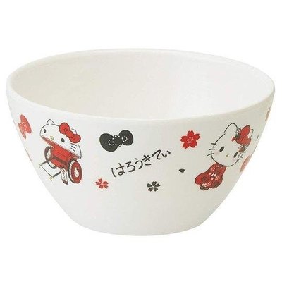 ♥小花花日本精品♥ Hello Kitty 美耐皿碗 日式風格 湯碗 飯碗 點心碗 耐熱約120度 ~ 3