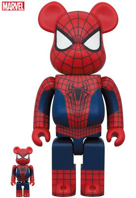 《潮流本舖》Be@rbrick The Amazing Spider-Man 100％ 400％ 蜘蛛人 無家日