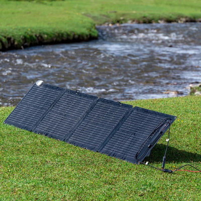 💓好市多代購/免運最便宜💓 EcoFlow 110W 可攜式太陽能板 展開尺寸:長178.5公分 X 寬42公分 X 厚度2.5公分