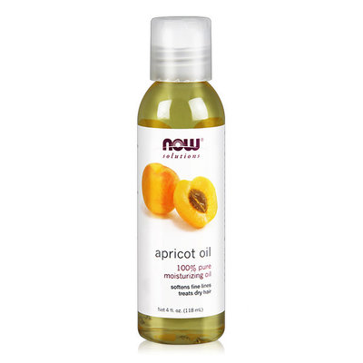 【NOW】杏桃核仁油 4oz /118ml 官方授權店 Apricot Kernel Oil 按摩油 護膚油 spa