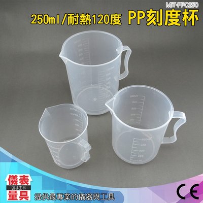 儀表量具 飲料店容器 加厚大容量 PP塑料量杯 透明250ml 500ml 1000ml雙刻度線更精準 刻度杯 量筒