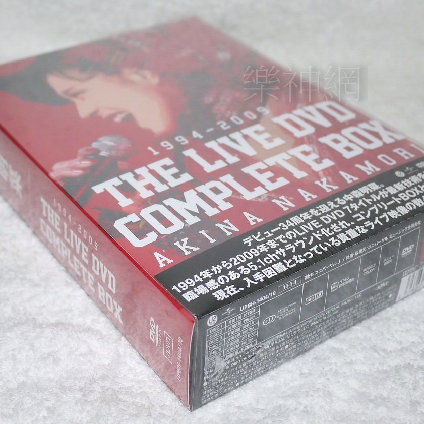 中森明菜Akina Nakamori THE LIVE DVD COMPLETE BOX (日版 