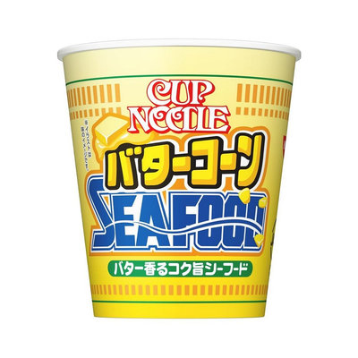 +東瀛go+Nissin 日清 BIG 杯麵 奶油玉米海鮮風味 96g 大碗 泡麵 CUP NOODLE 日本進口