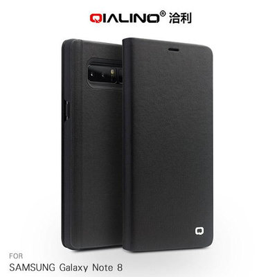 QIALINO SAMSUNG Galaxy Note 8 可立側翻皮套