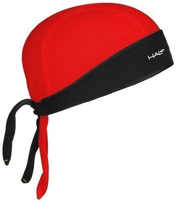 汗樂 導汗帶( 紅色繫帶式頭罩) - 長途騎乘自行車,完美搭配安全帽,防塵,吸濕排汗, 享受流汗的快樂