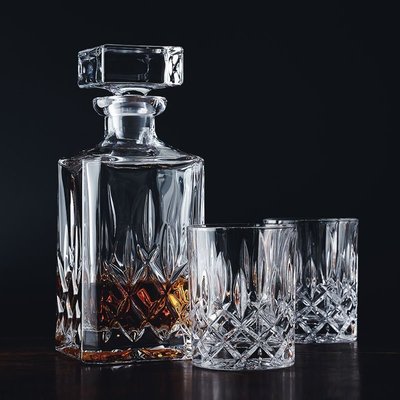 德國Nachtmann歐式古典水晶酒樽洋酒杯套裝威士忌酒杯酒具3件禮盒