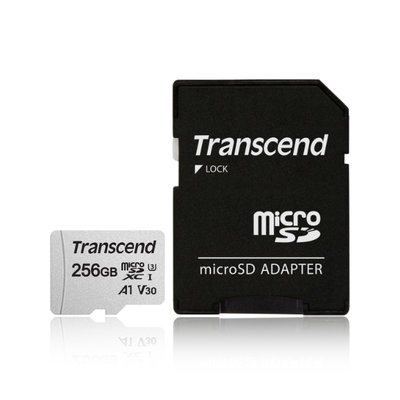 [公司貨] 創見 256GB micro SDXC C10 UHS-I U1 記憶卡 (TS300S-256G)
