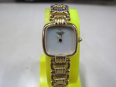 二手舖 NO.6246 LONGINES 浪琴 精品錶 貝殼錶面紀念錶 女錶 方形 超輕薄 原裝