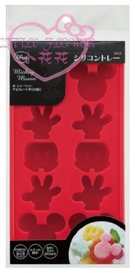 ♥小花花日本精品♥迪士尼米奇icon紅色造型矽膠模造型模模具盒果凍巧克力手工皂蛋糕模具11181606
