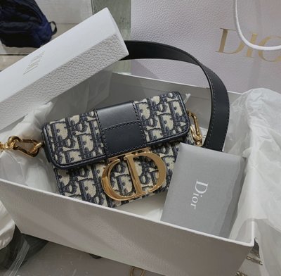 ［非現貨，英國代購 直郵台灣✈️］Dior 30 Montaigne mini box 蒙田包 老花款 蒙田包 17cm [可刷卡，需額外手續費］