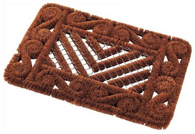 【德國Redecker】幾何漩渦 纖維刷門墊 刷子地墊 椰子纖維門前踏墊 植物纖維腳踏墊 刮泥墊 除塵墊 玄關墊 迎賓墊