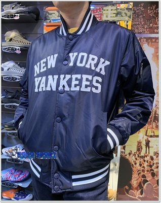 ＊dodo_ 2019 Majestic-紐約洋基定番LOGO款棒球外套(男)6960706-580深藍色