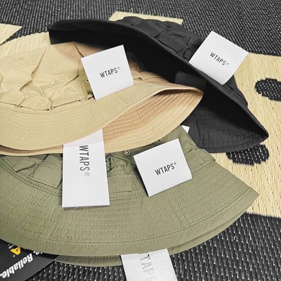 希望商店】WTAPS JUNGLE 01 HAT NYCO RIPSTOP 22SS LOGO 刺繡漁夫帽