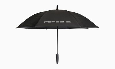 《保時捷車主精品》原廠大型黑色logo雨傘高爾夫球傘遮陽傘