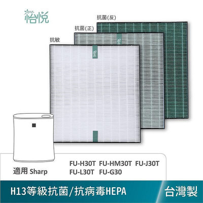 怡悅HEPA 濾心 適用 夏普 SHARP 寶寶機 FU-H30T FU-HM30T FU-J30T FZ-F30HFE