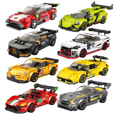 佳佳玩具 - 澳可積木 超跑 模擬車模型 跑車 人力車 自行車 積木 樂高 兼容LEGO樂高 積木