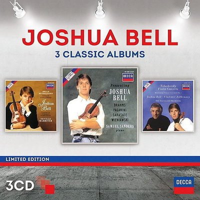 約夏貝爾經典3名盤 Joshua Bell 3 Classic Albums ---- 4787163