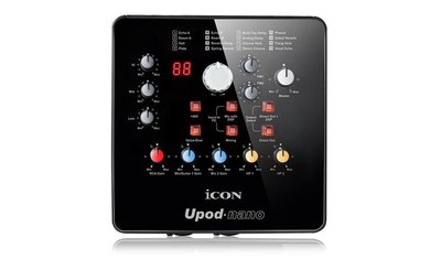【kiho金紘】艾肯 ICON 直播音效盒 Upod NANO USB 音效卡 48V幻象電源 電腦錄音 麥克風 手機