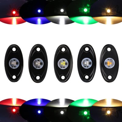 利威達底盤燈9V14V汽車越野車摩托車9w氛圍燈led單色單只車底燈