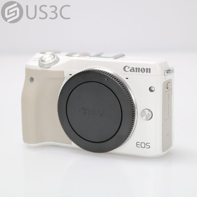 【US3C-桃園春日店】佳能 Canon EOS M3 2420 萬像素 CMOS自動對焦系統 FullHD拍片 單眼相機 二手相機