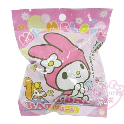 ♥小公主日本精品♥ MY MELODY 美樂蒂站姿造型 沐浴球 入浴劑 洗澡球 小孩子洗澡玩耍隨機出貨 ~預