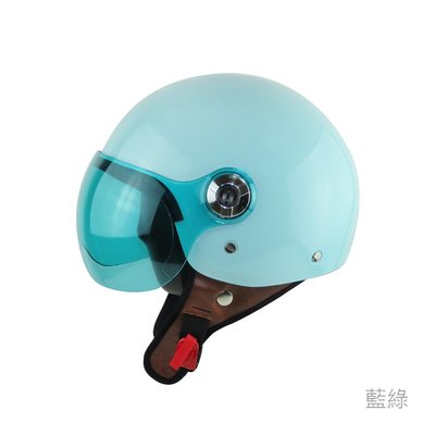 《JAP》KK K-808 飛行帽 藍綠 Vespa GOGORO同款安全帽 全可拆內襯 華泰📌折價150元