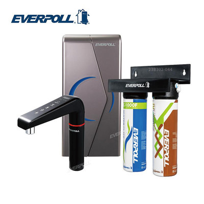 EVERPOLL 櫥下型 EVB-298-E + DCP-3000 雙溫 UV 觸控 飲水機