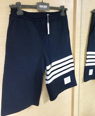 [ 羅崴森林 ] 現貨THOM BROWNE新品湯姆布朗海軍藍拉繩短褲123號