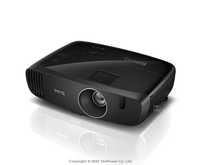 W2000+ BENQ 2200流明 投影機/側投導演機/1080p/Rec.709/高對比/10W喇叭x2