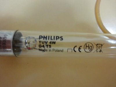 【照亮我家】PHILIPS TUV 4W G4 T5 UV-C紫外線燈管/殺菌燈管